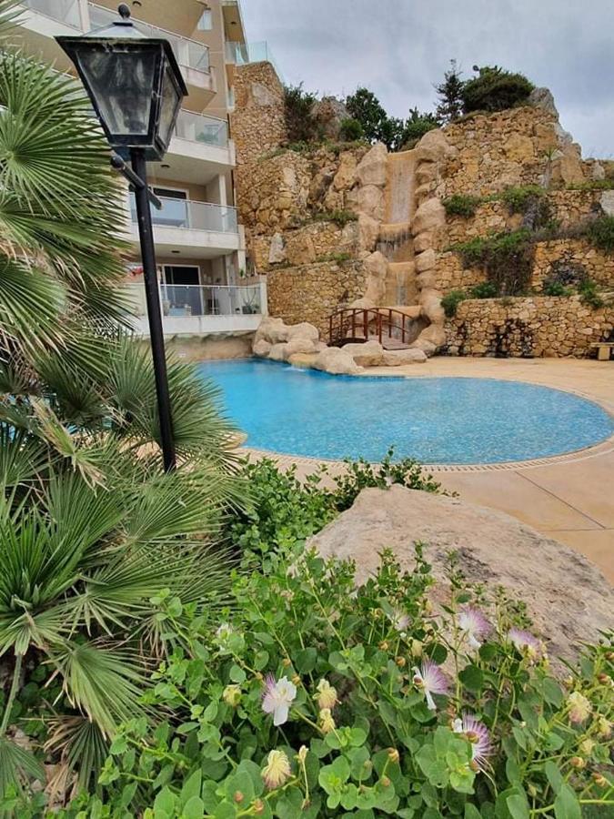 Sunset Holiday Apartment With Communal Pool + Views Ghajn Melel Exterior photo