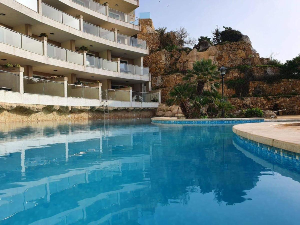 Sunset Holiday Apartment With Communal Pool + Views Ghajn Melel Exterior photo